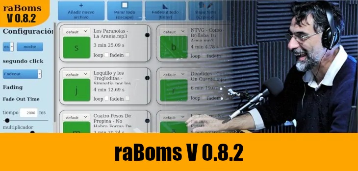 raBoms, una botonera para lanzar audios desde el navegador