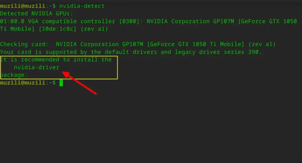 nvidia-detect nvidia-detect